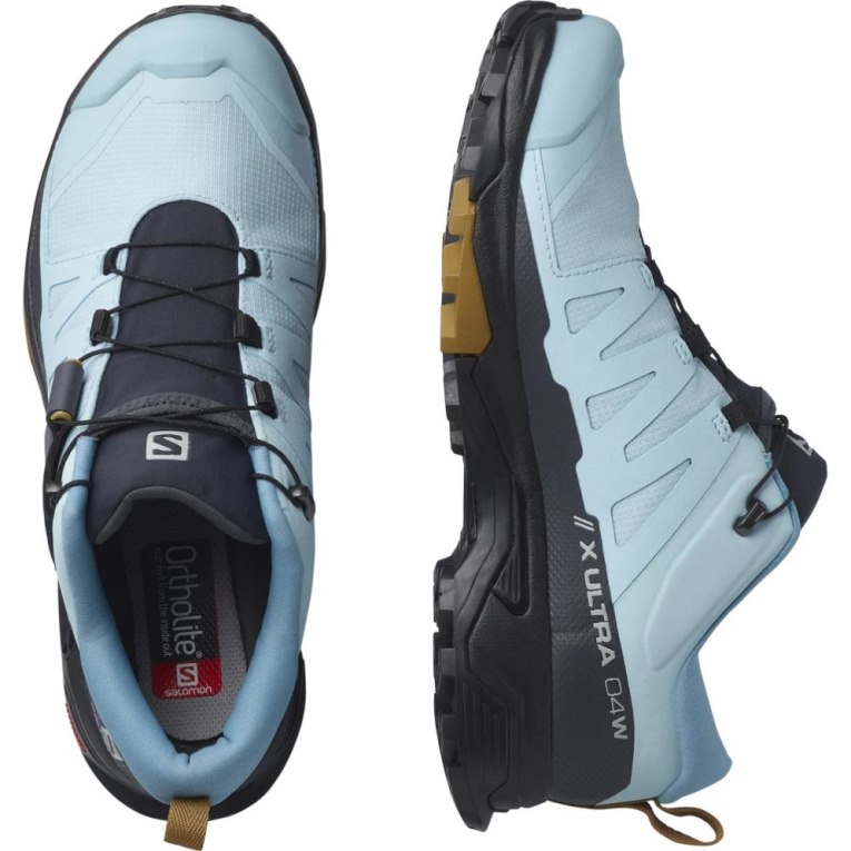 Salomon X Ultra 4 GTX Turisticke Topanky Damske Svetlo Modre Čierne | SK 2YJWDG